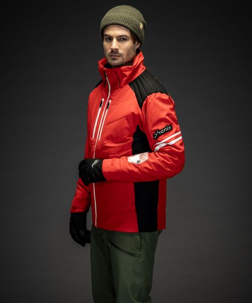 Куртка горнолыжная Phenix Traction с капюшоном RD в Санкт-Петербурге